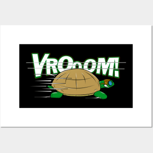 Turtle Goes Vroom! Posters and Art